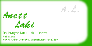 anett laki business card